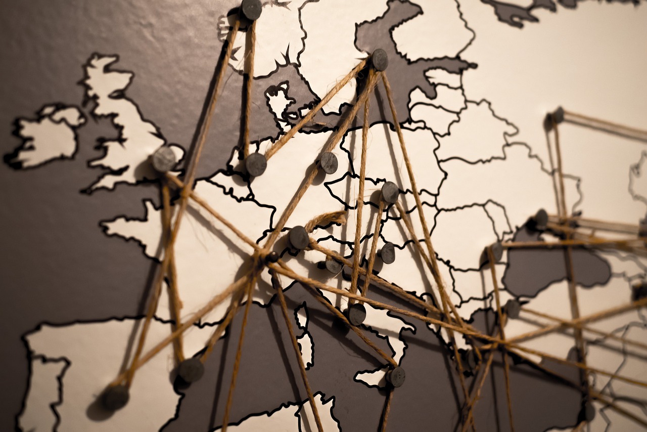 europe, travel, map, world, world map, connections, continent, destination